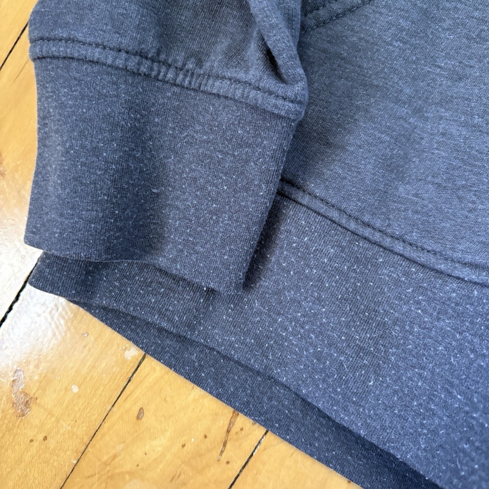 Patagonia Hoodie Womens Medium Gray Organic Cotton Full Zip Gorpcore Graphic - Picture 4 of 10